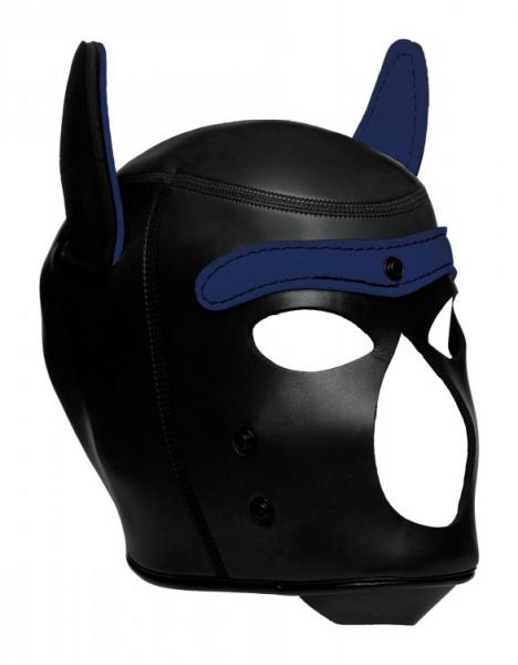 Spike Neoprene Puppy Hood Blue O/S Sex Toy Product