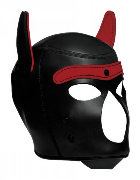 Spike Neoprene Puppy Hood Red O/S Sex Toy Product