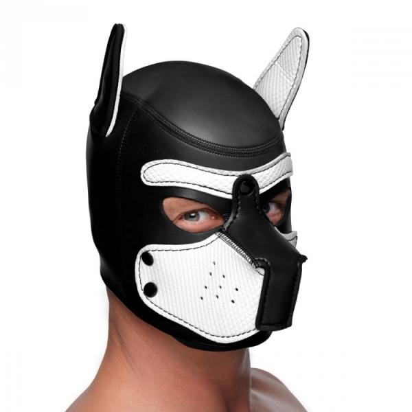 Spike Neoprene Puppy Hood White O/S Sex Toy Product