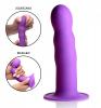 Squeeze-It Squeezable Wavy Dildo Purple Sex Toy Product Image 1