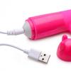 Rebel Rabbit Vibrator 21X Silicone Pink Sex Toy Product Image 4