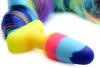 Rainbow Unicorn Tail Anal Plug Sex Toy Product Image 4