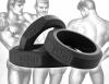 Tom Of Finland 3 Piece Silicone Cock Ring Set Black  Sex Toy Product Image 2
