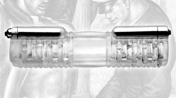 Tom of Finland Head To Head Vibrating Sleeve Sex Toy Product