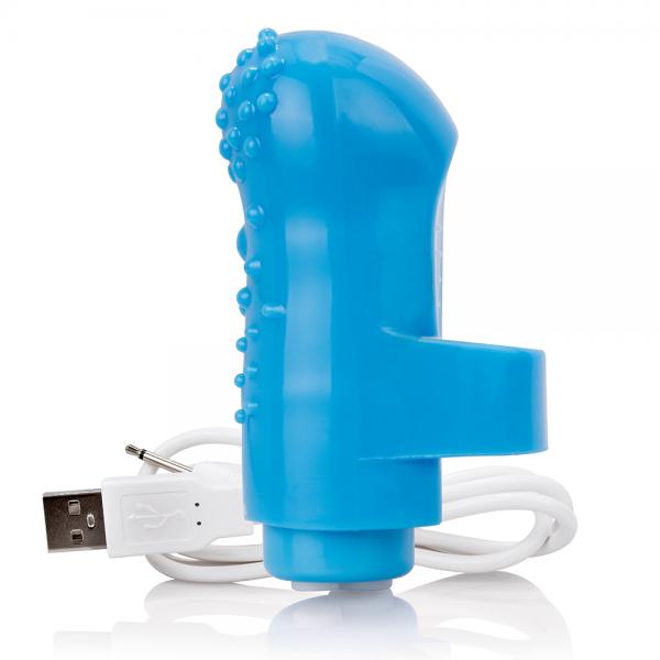 Charged Fing O Vooom Mini Vibe Blue Sex Toy Product
