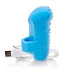 Charged Fing O Vooom Mini Vibe Blue Sex Toy Product Image 2