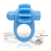 Charged Skooch Ring Blue Vibrating Cock Ring Sex Toy Product Image 1