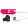 Charged Vooom Remote Control Bullet Vibrator Pink Sex Toy Product Image 2