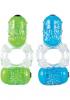 Color Pop Big O 2 Double Cock Ring Assorted Colors Sex Toy Product Image 1
