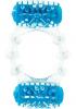 Color Pop Two O Quickie Blue Vibrating Ring Sex Toy Product Image 1