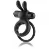 OHare Rabbit Vibrating Ring - Black Sex Toy Product Image 3