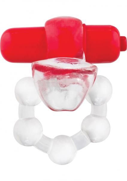 Screaming O Overtime Red Vibrating Cock Ring Sex Toy Product