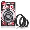 Ringo Pro X3 Black 3 Silicone Cock Rings Sex Toy Product Image 4