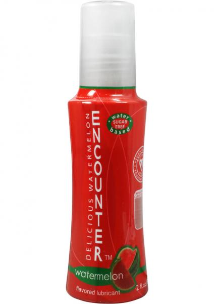 Delicious Encounter Edible Gel Lube Watermelon 2oz Sex Toy Product