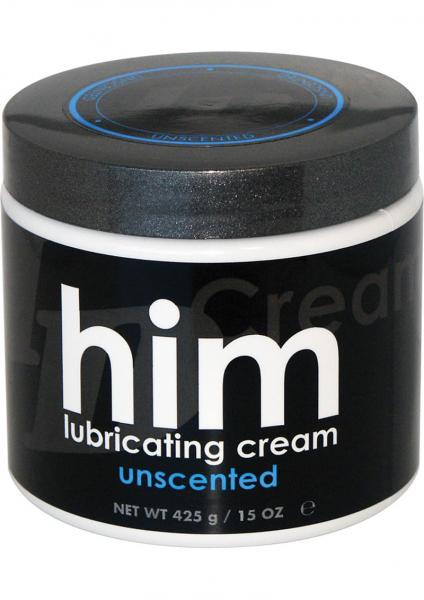 ID Him Lubricating Cream Oil Based Unscented 15 Ounce Sex Toy Product