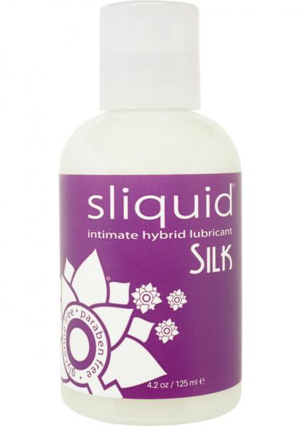 Sliquid Silk Hybrid Lubricant 4.2 Ounce Sex Toy Product