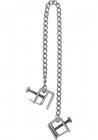 Adjustable Press Nipple Clamps With Link Chain  Sex Toy Product