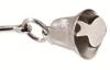 Bell Clit Clamp With Tweezer Tip - Silver	 Sex Toy Product Image 2