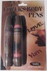 Lovers body pen set, chocolate and strawberry Sex Toy Product