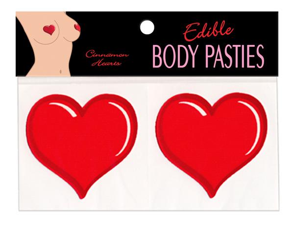 Edible Body Pasties Cinnamon Hearts Sex Toy Product