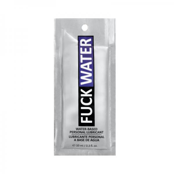 F*ck Water H2O Lubricant Foil Package .3oz Sex Toy Product