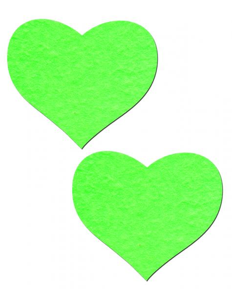 Heart Glow In The Dark Pasties O/S Sex Toy Product