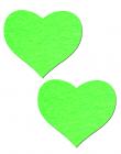 Heart Glow In The Dark Pasties O/S Sex Toy Product