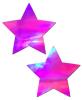 Pastease Holographic Star Pink Pasties O/S Sex Toy Product Image 1