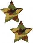 Pastease Camo Star Pasties O/S Sex Toy Product