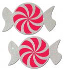 Peppermint Candy Nipple Pasties O/S Sex Toy Product