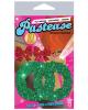 Wreath with Bows Glitter Green Red Pasties Sex Toy Product Image 2