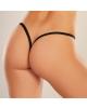 Adore Between The Cheats Velvet  Panty Black O/S Sex Toy Product Image 4