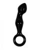 Adam & Eve Adam's Glass Prostate Massager - Black Sex Toy Product Image 1
