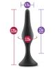 Luxe Beginner Plug Small Black Sex Toy Product Image 4