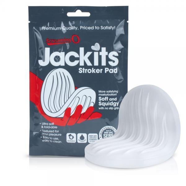 Screaming O Jackits Stroker Pad Clear Sex Toy Product