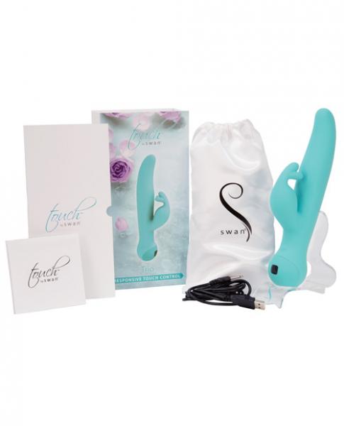 Touch By Swan Trio Clitoral Vibrator Teal Green Sex Toy Product
