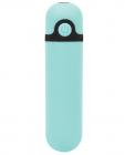 Simple & True Rechargeable Vibrating Bullet Teal Blue Sex Toy Product