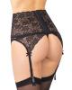 High Waist Adjustable Garter Belt Black O/S Sex Toy Product Image 2