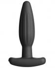 Electrastim Silicone Noir Rocker Butt Plug Small Black Sex Toy Product
