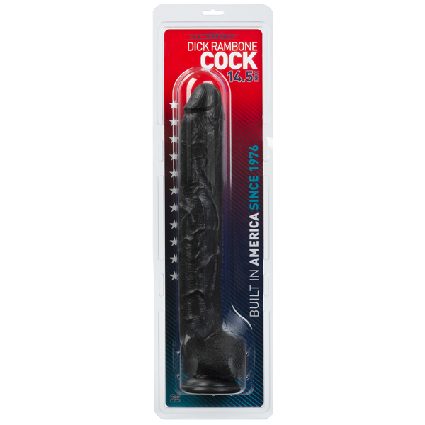 Dick Rambone 16.7 inches Dong Black Sex Toy Product