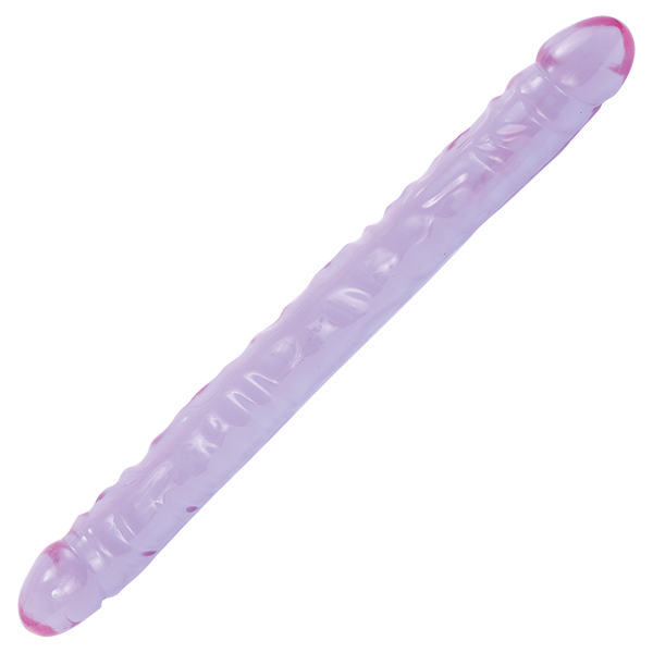 Double Penetration Dildo Sex Toy - Double Dong 18 inches - Purple on Sextopian Lingerie and ...