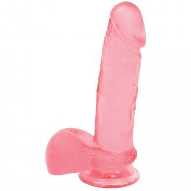 Ballsy Cock With Suction Cup 6in - Pink	 Sex Toy Product