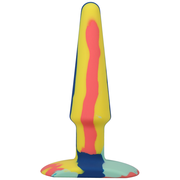 A Play 5" Groovy Silicone Anal Plug - Sunrise Sex Toy Product