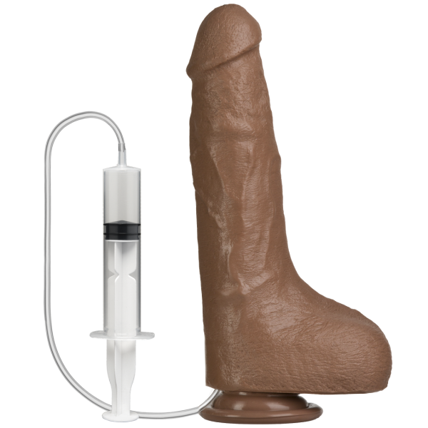 Squirting Realistic Cock Brown Dildo Sex Toy Product