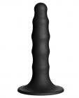 Vac-U-Lock Ripple Silicone Dong Black Attachment Sex Toy Product
