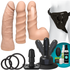 Vac-U-lock Vibrating Dual Density Starter Set with Wireless Remote - Beige Sex Toy Product