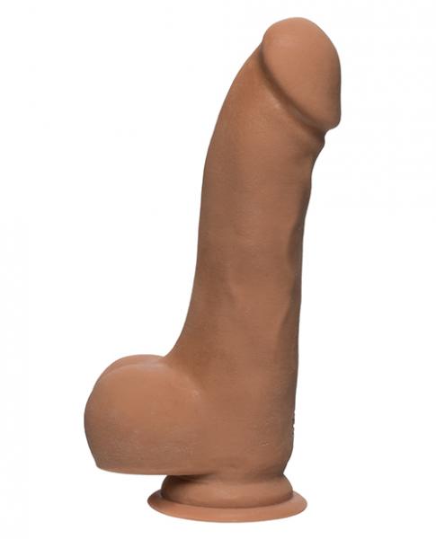 The D Master D 7.5 inches Dildo with Balls Ultraskyn Tan Sex Toy Product