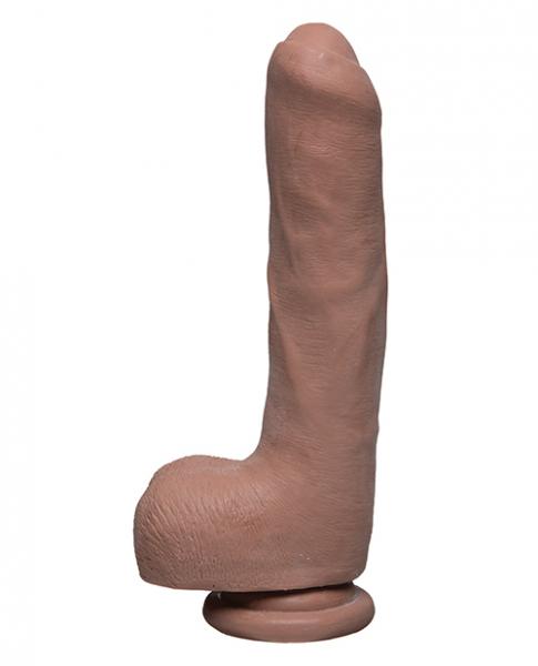 The D Uncut D 9 inches With Balls Ultraskyn Tan Dildo Sex Toy Product