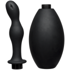 Kink Flow Silicone Anal Douche & Accessory Black Sex Toy Product