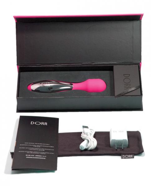 Dorr Avond Travel Size Rechargeable Wand Pink Sex Toy Product